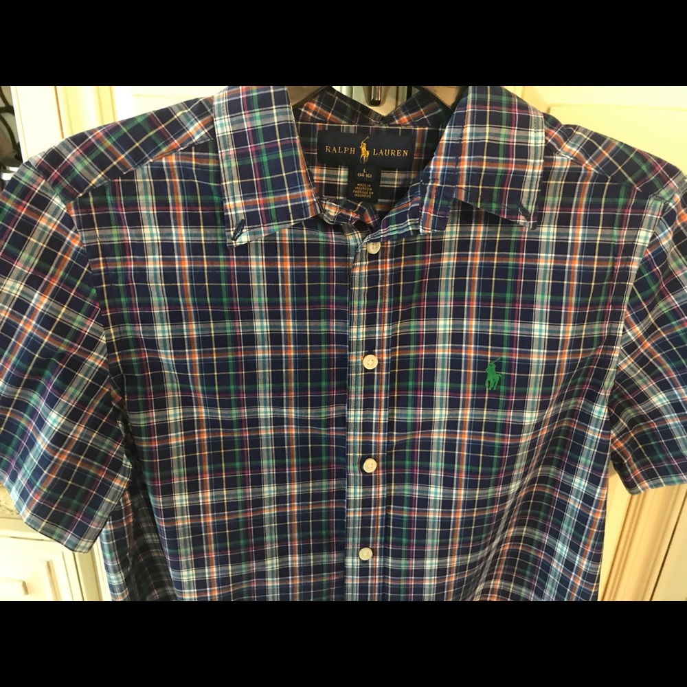 Boys Ralph Lauren Shirt Size L 14/16